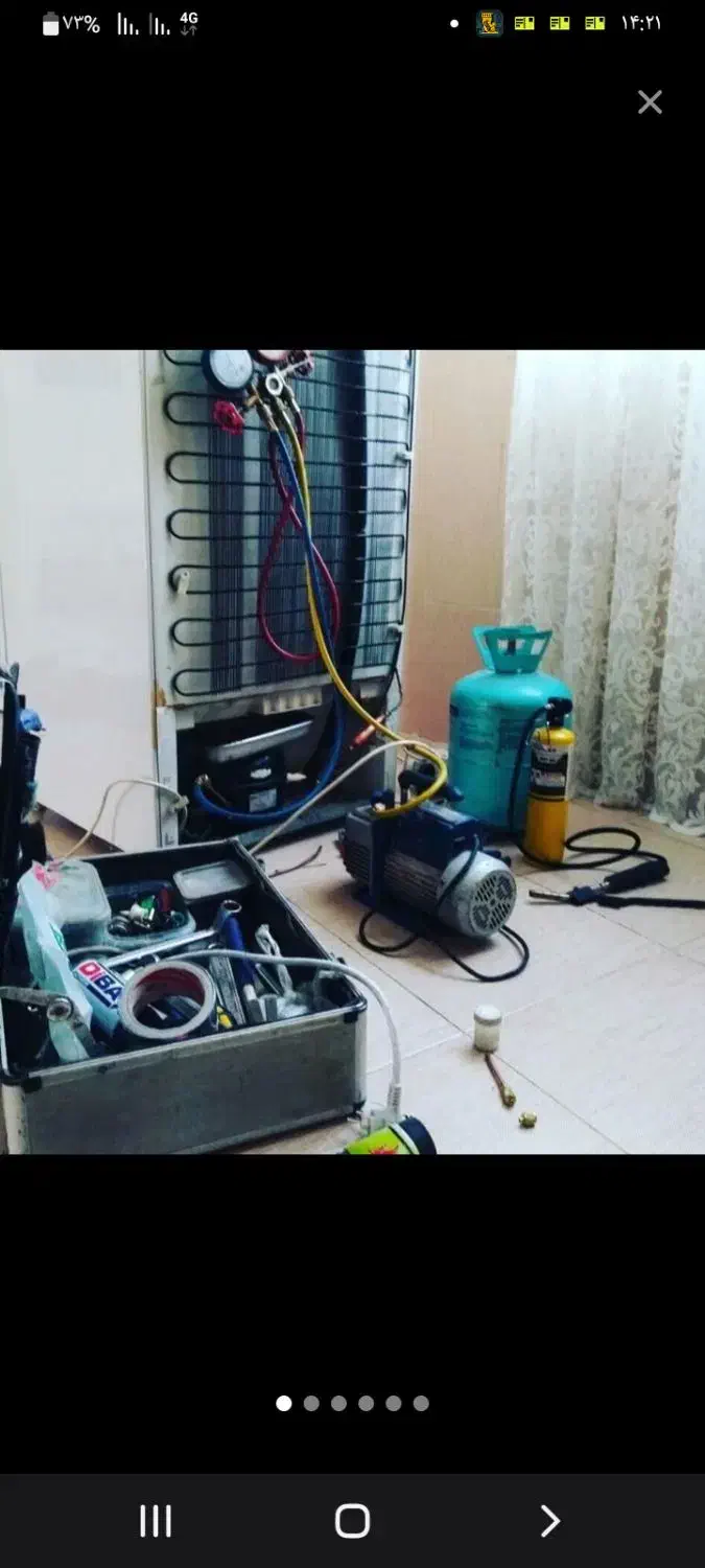 تعمیرات یخچال فریزر صنعتی،خانگی و لباسشویی و پکیج|خدمات پیشه و مهارت|پرند, فاز ۵|دیوار