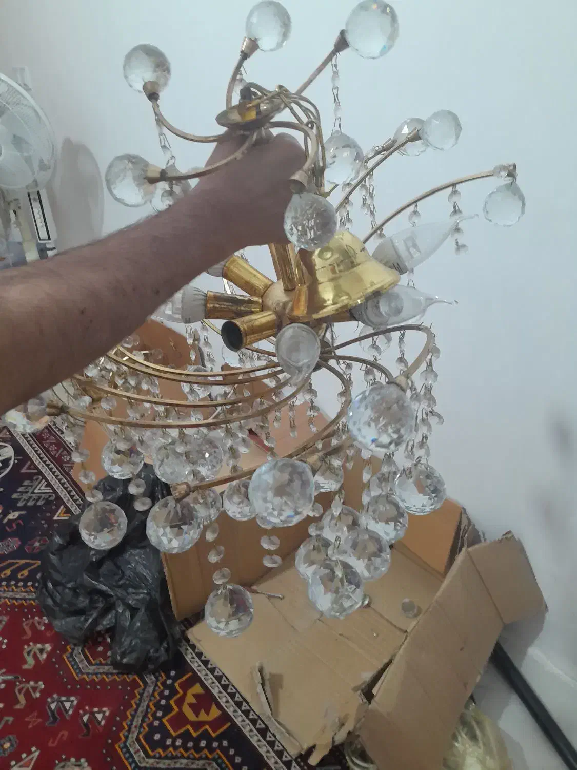 لوستر|لوستر و چراغ آویز|شیراز, شاه قلی بیگی|دیوار