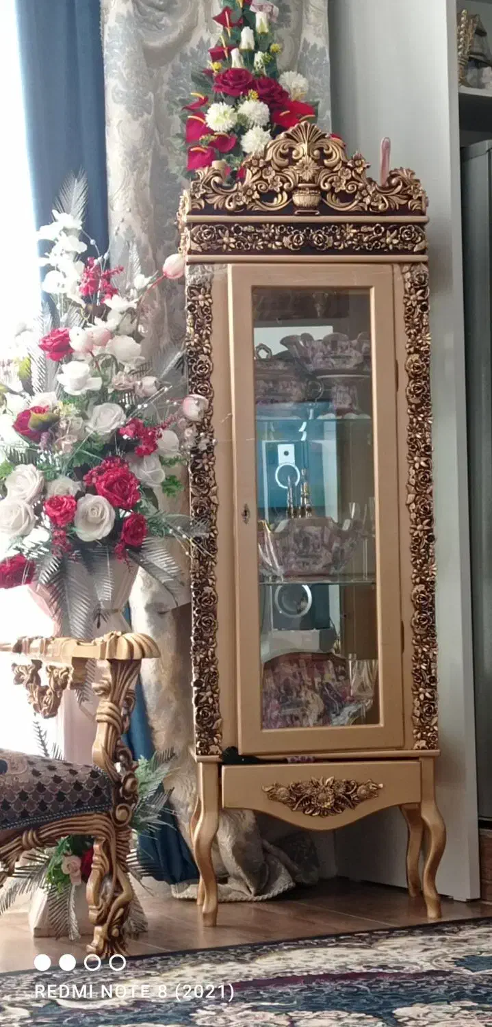 گنجه|بوفه، ویترین، کنسول|گلبهار, شهر جدید گلبهار|دیوار