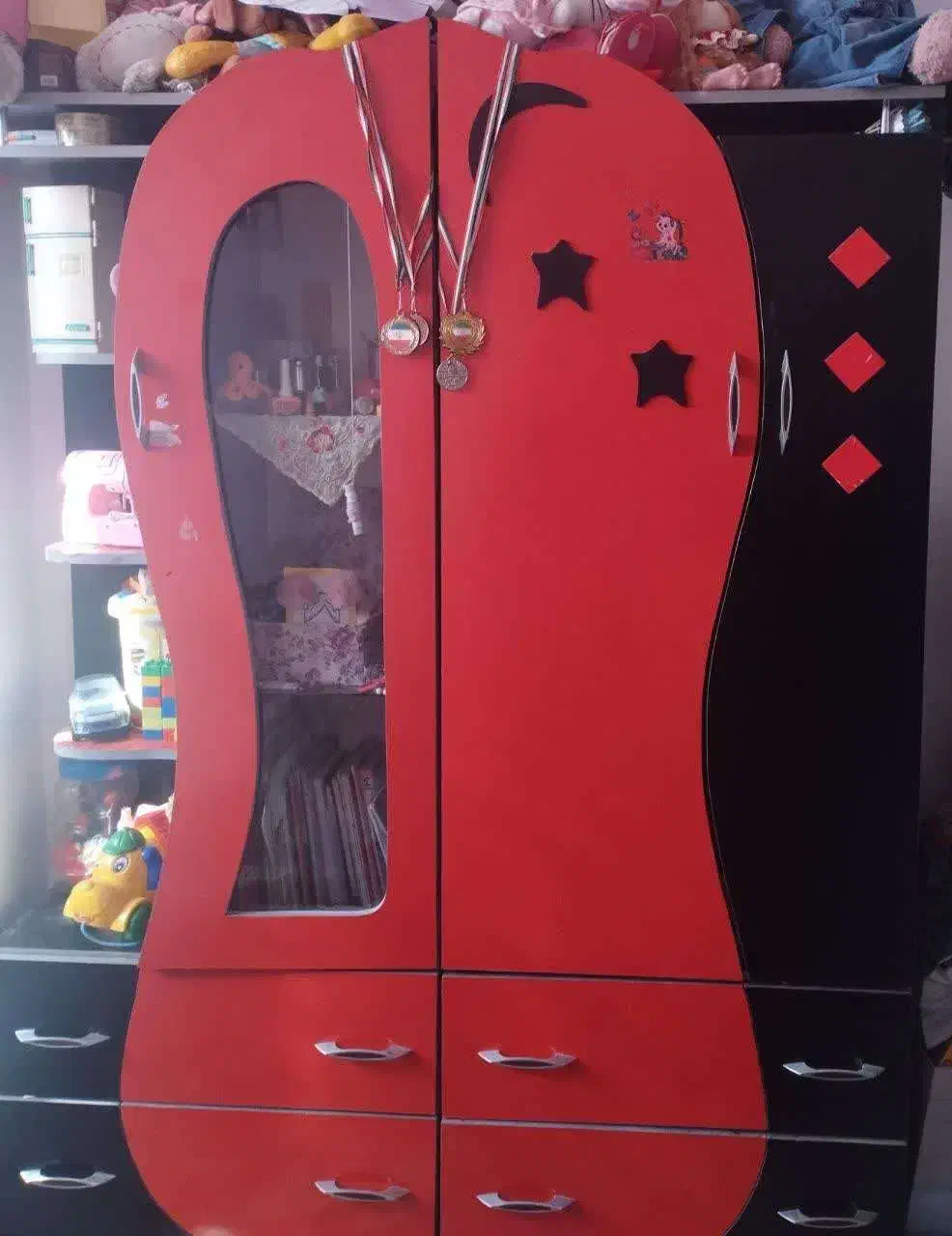 سرویس تخت و کمد نوجوان|تخت و سرویس خواب|شاهرود, |دیوار