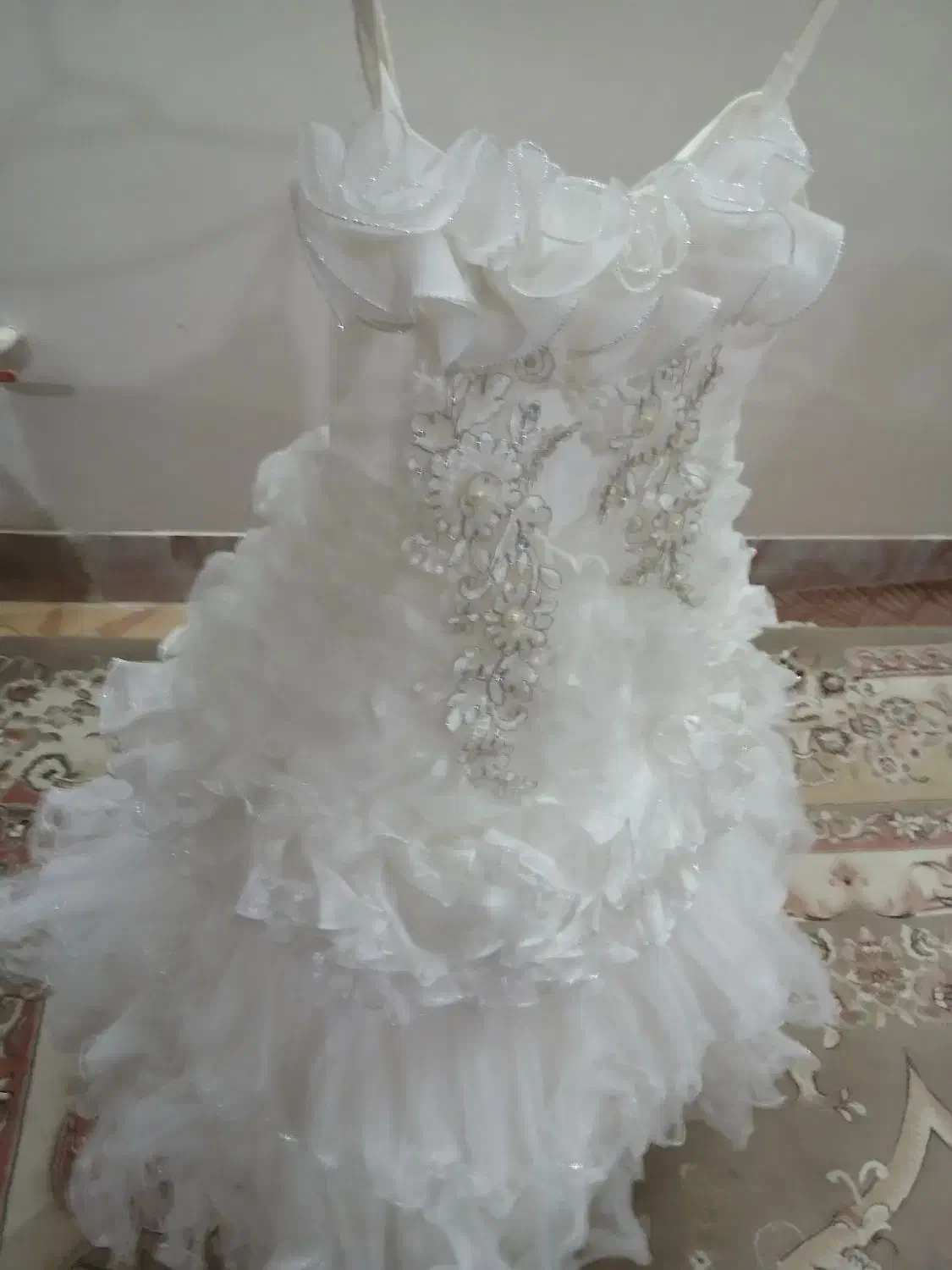 لباس عروس کودک در حد نو|کفش و لباس بچه|تیران, |دیوار