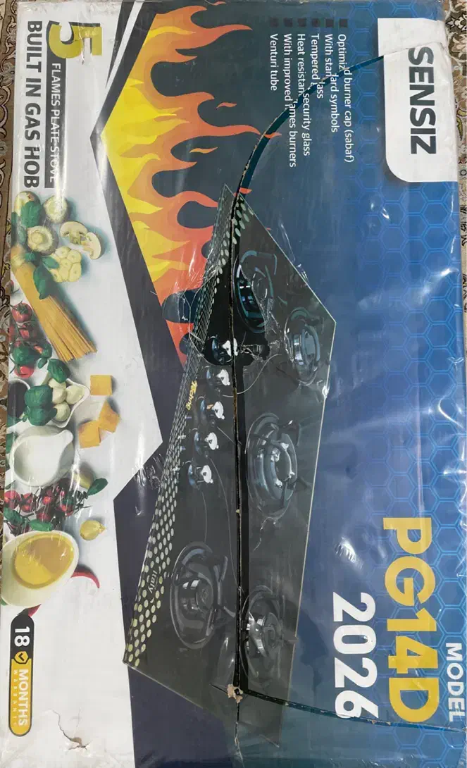 اجاق گاز صفحه ای لتو اصلی نو نو|اجاق گاز و لوازم برقی پختوپز|قم, شهرک فاطمیه|دیوار