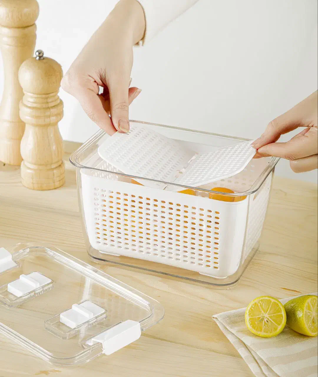 باکس میوه بزرگ مرسانا ، سبد دار کریستالی قفل دار|فروشگاه و مغازه|مشهد, سجادیه|دیوار