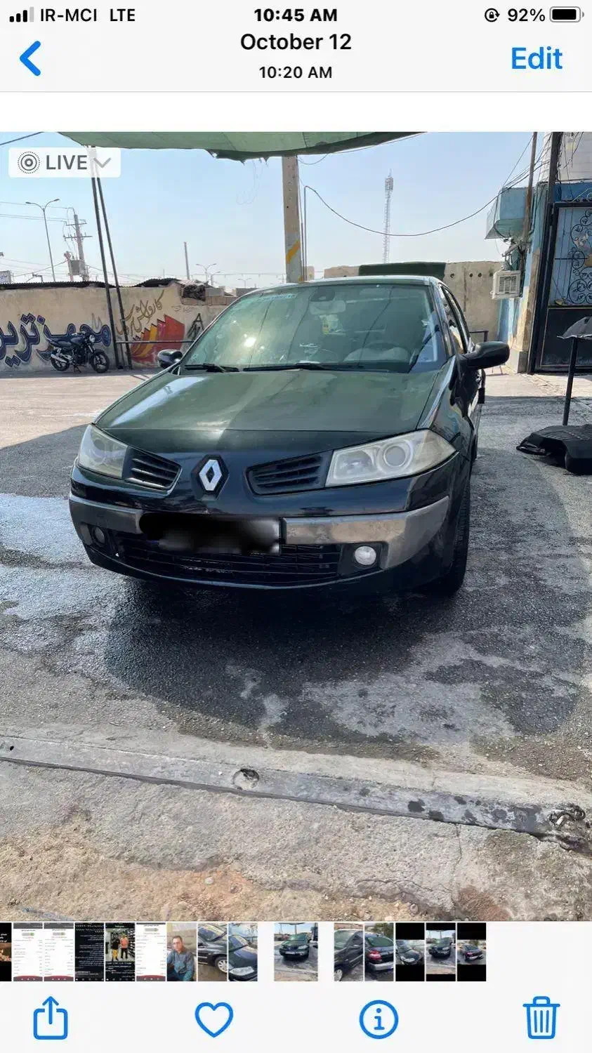 مگان ۲۰۰۰ اتوماتیک  ۸۹|خودرو سواری و وانت|شیراز, ابیوردی|دیوار