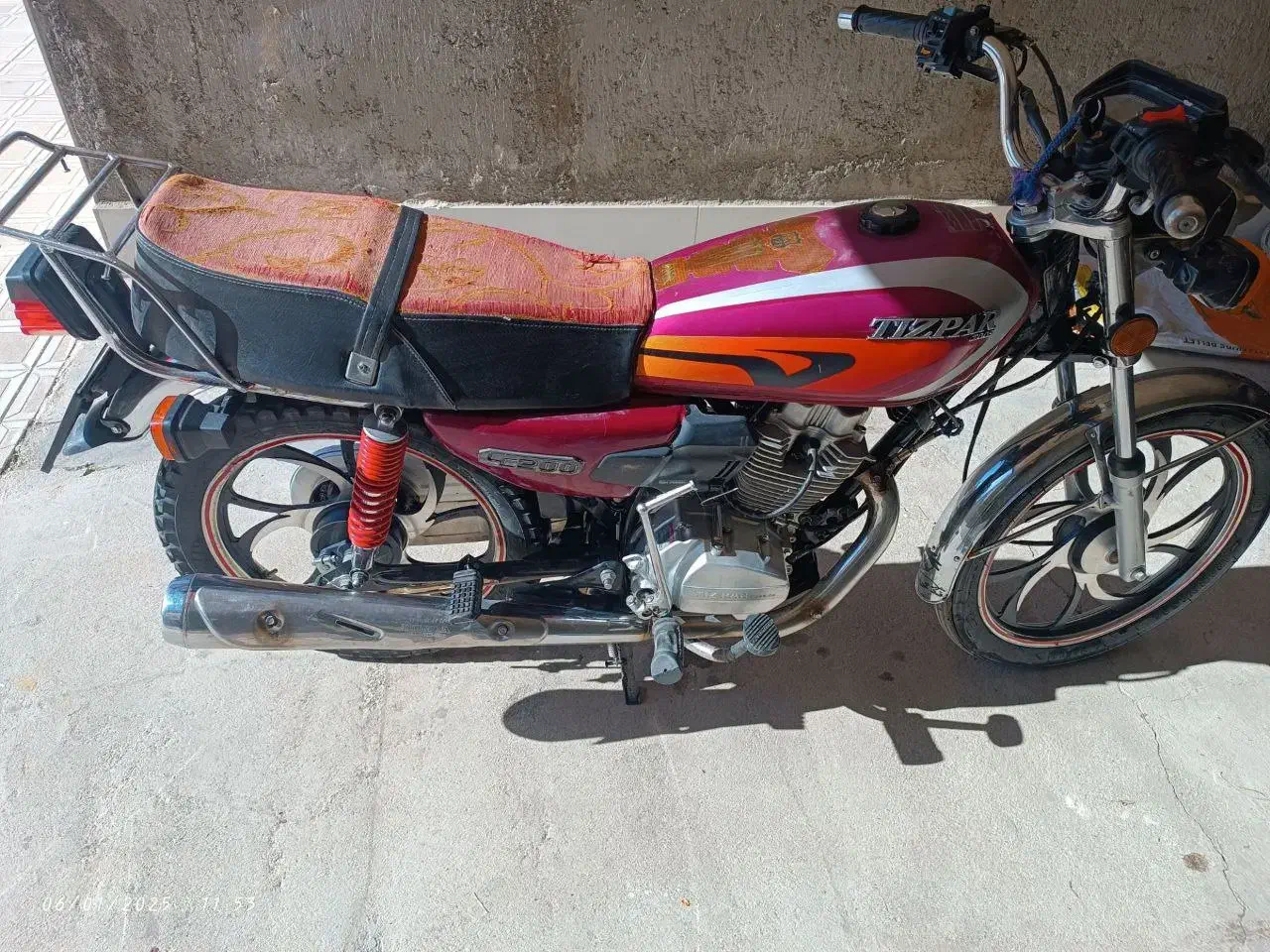 تیرپر ۱۵۰|موتورسیکلت|آیسک, |دیوار