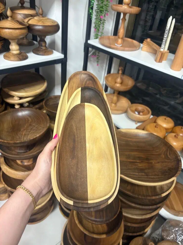 ظروف چوبی/تخته گوشت/میوه خوری/اجیل خوری/اردوخوری|ظروف سرو و پذیرایی|تهران, پردیسان|دیوار