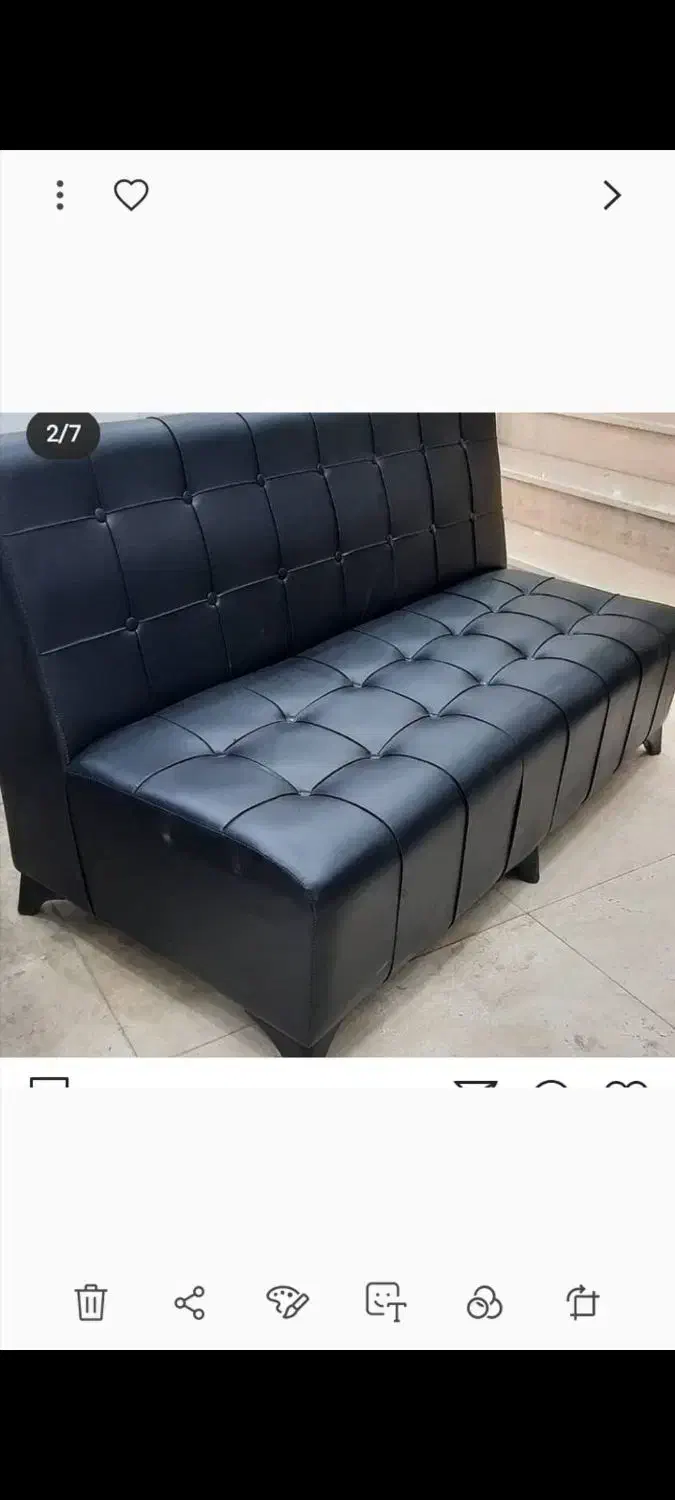 پاف ۴ پایه ، صندلی مشتری میزبان انتظار میز آرایش|صندلی و نیمکت|ارومیه, |دیوار