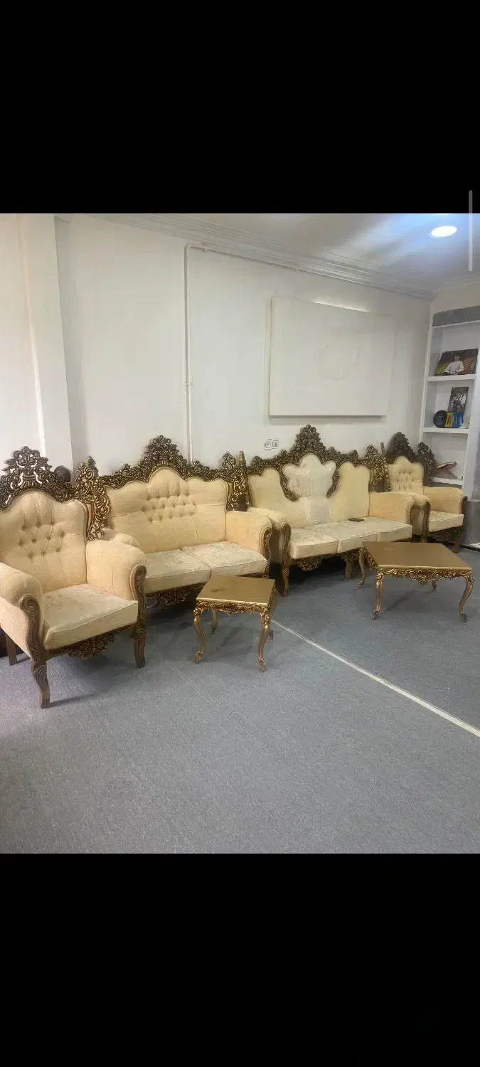 مبل سلطنتی نو یه ماه استفاده|مبلمان خانگی و میز عسلی|مریوان, |دیوار