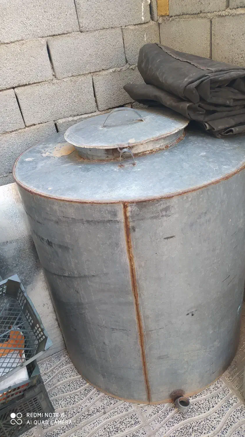 تانک ایستاده 800لیتری آب شرب گالوانیزه|مصالح و تجهیزات ساختمان|هشتگرد, ینگی امام|دیوار