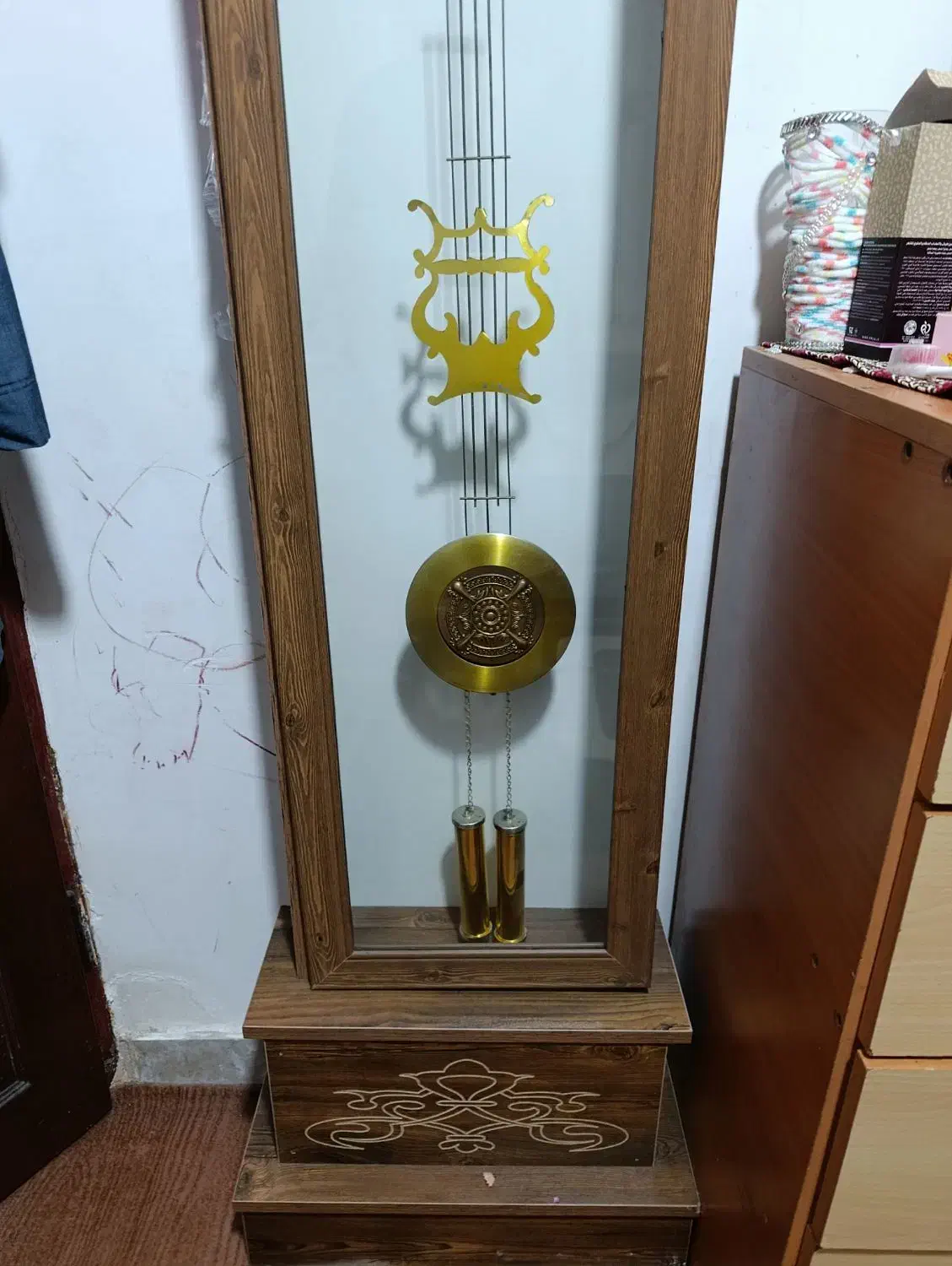 ساعت ایستاده|ساعت دیواری و تزئینی|خرم‌آباد (تنکابن), |دیوار