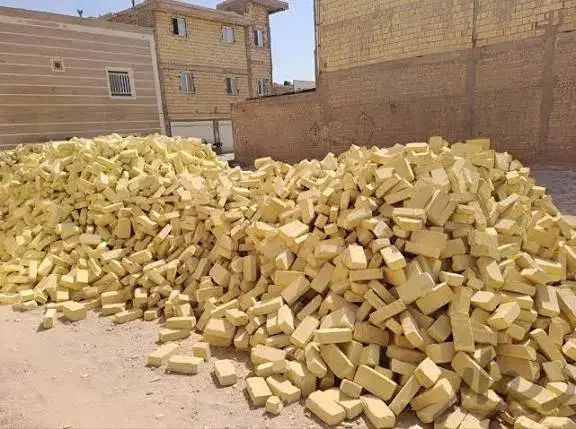 آجر گره ایی زرد،شن شسته|مصالح و تجهیزات ساختمان|کرمان, |دیوار