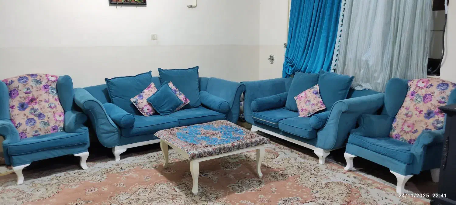 مبل 9نفره راحتی|مبلمان خانگی و میز عسلی|بوشهر, |دیوار