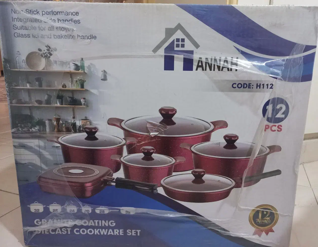 سرویس قابلمه گرانیتی ۱۲پارچه هانا|ظروف پختوپز|تهران, وحیدیه|دیوار