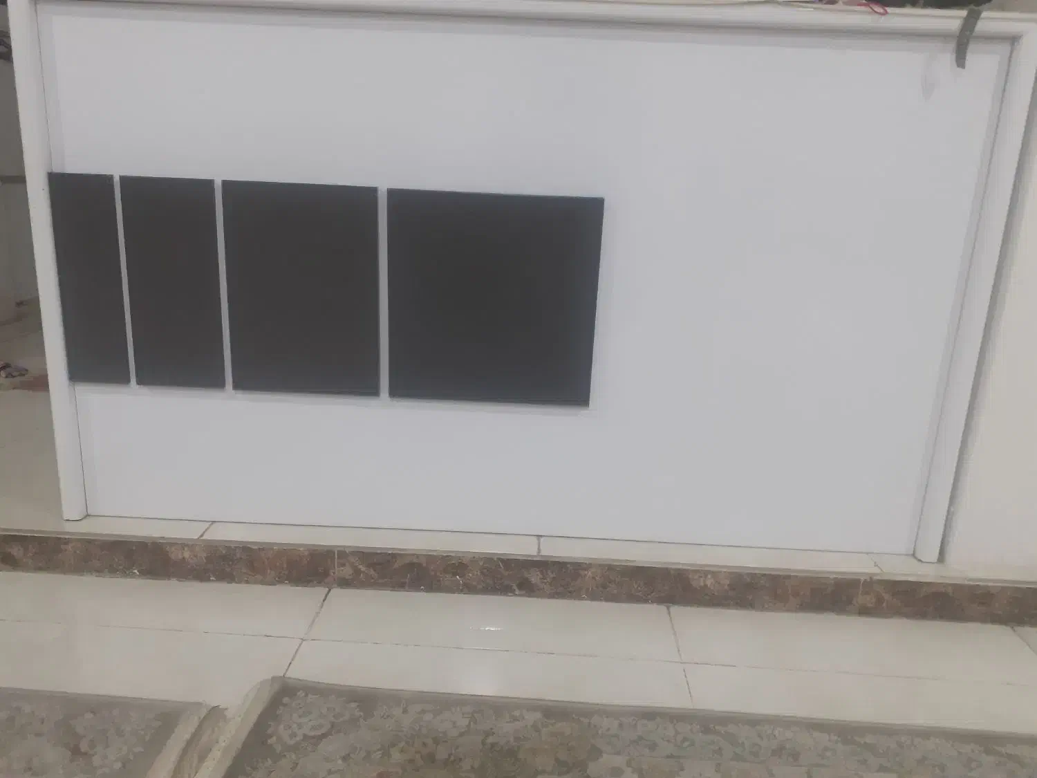 کابینت MDF پاک چوب اصلی|بوفه، ویترین، کنسول|اسلام‌‌آباد غرب, |دیوار