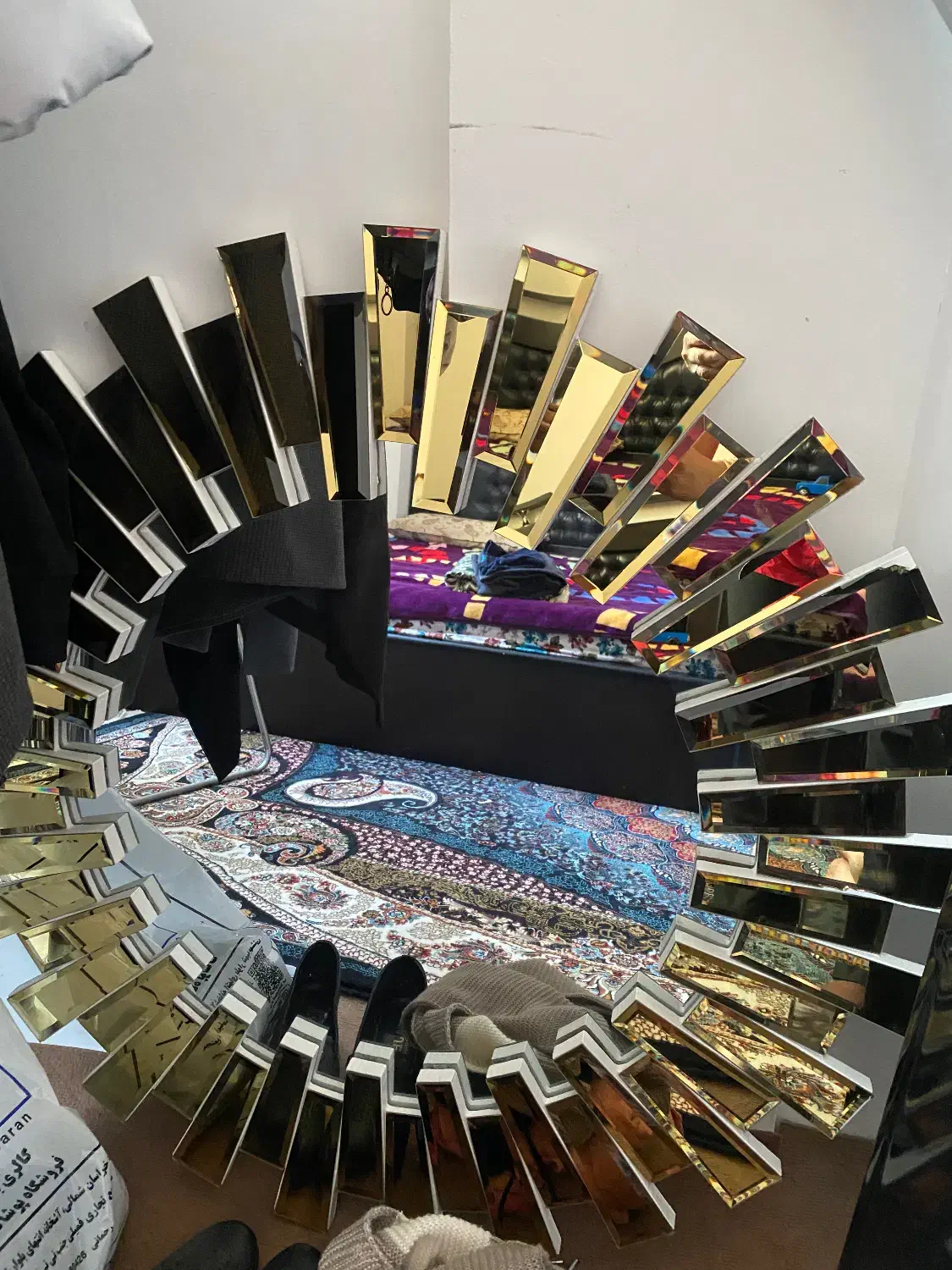 آیینه خورشیدی|آینه|آشخانه, |دیوار