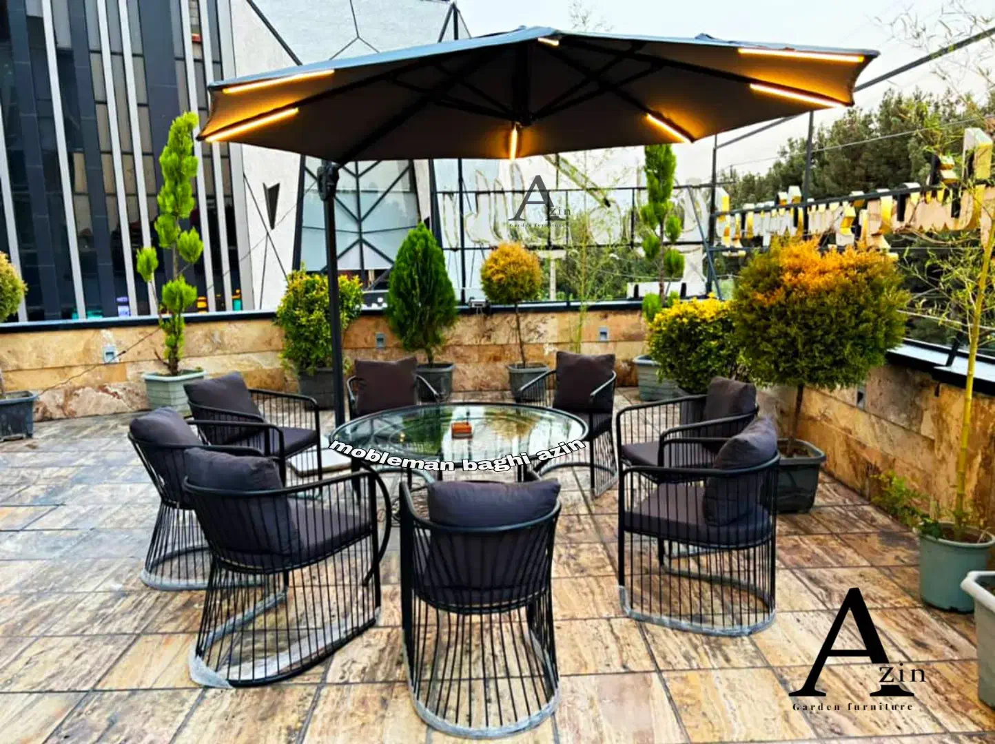 میز و صندلی باغی کافه و روفگاردن آماتیس|میز و صندلی غذاخوری|تهران, چیتگر جنوبی|دیوار