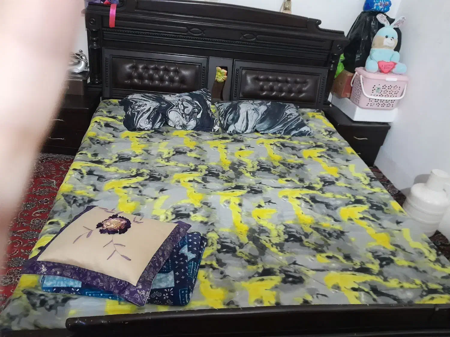 تخت دو نفره|تخت و سرویس خواب|قوچان, |دیوار