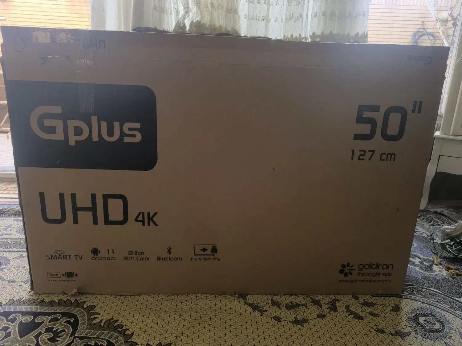 g plus 50اینچ|تلویزیون و پروژکتور|فلاورجان, |دیوار