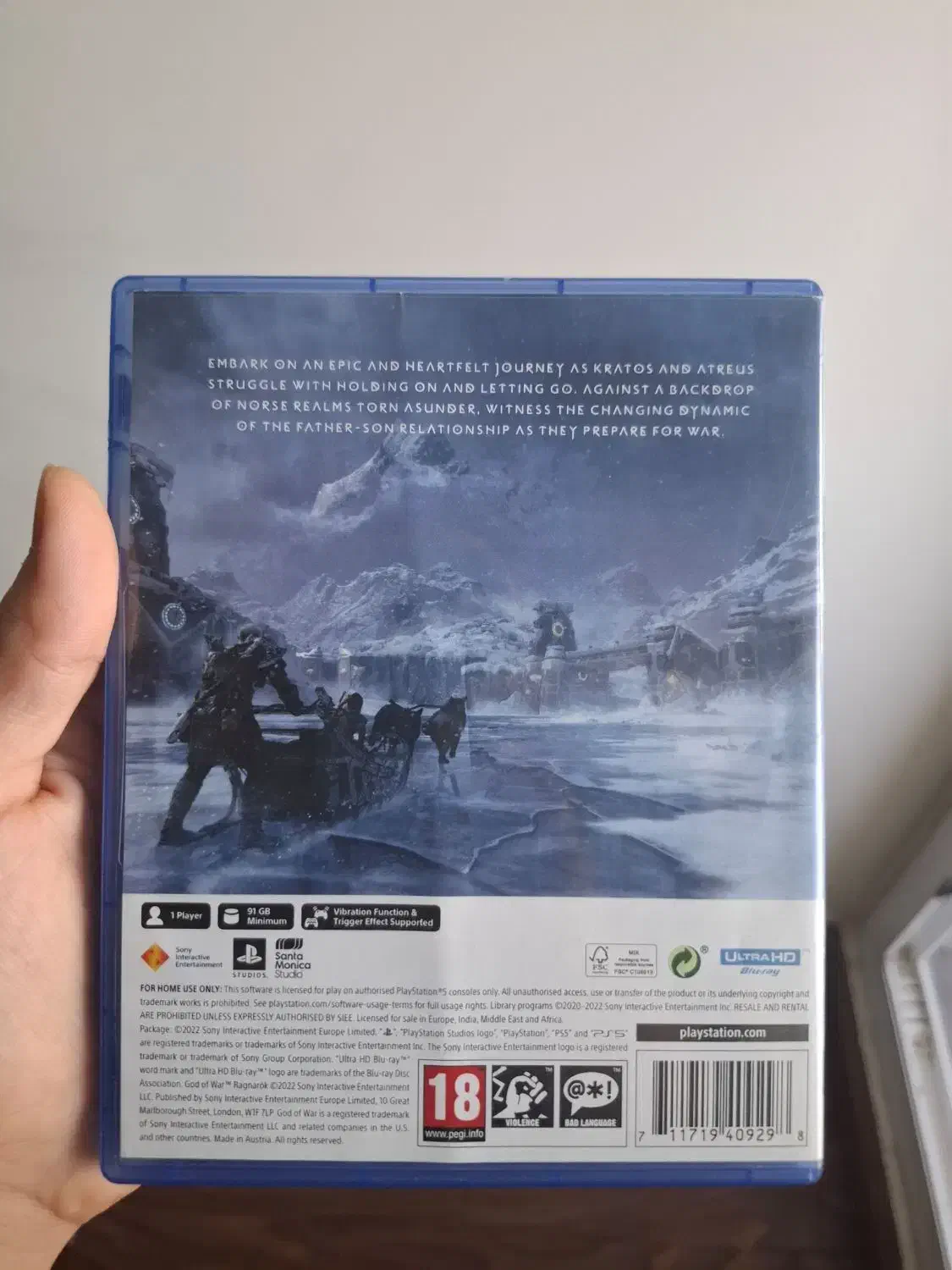 بازی God of war ragnarok ps5|کنسول، بازی ویدئویی و آنلاین|تهران, شهرک محلاتی|دیوار