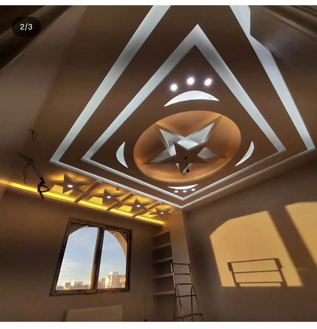 اجرای کناف نقاشی نورپردازی سقف کاذب با ضمانت|خدمات پیشه و مهارت|کرمانشاه, |دیوار