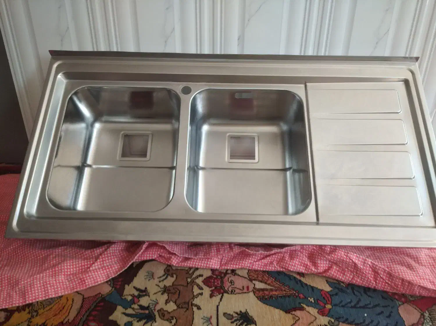 سینک ظرفشویی|مصالح و تجهیزات ساختمان|اشکذر, |دیوار