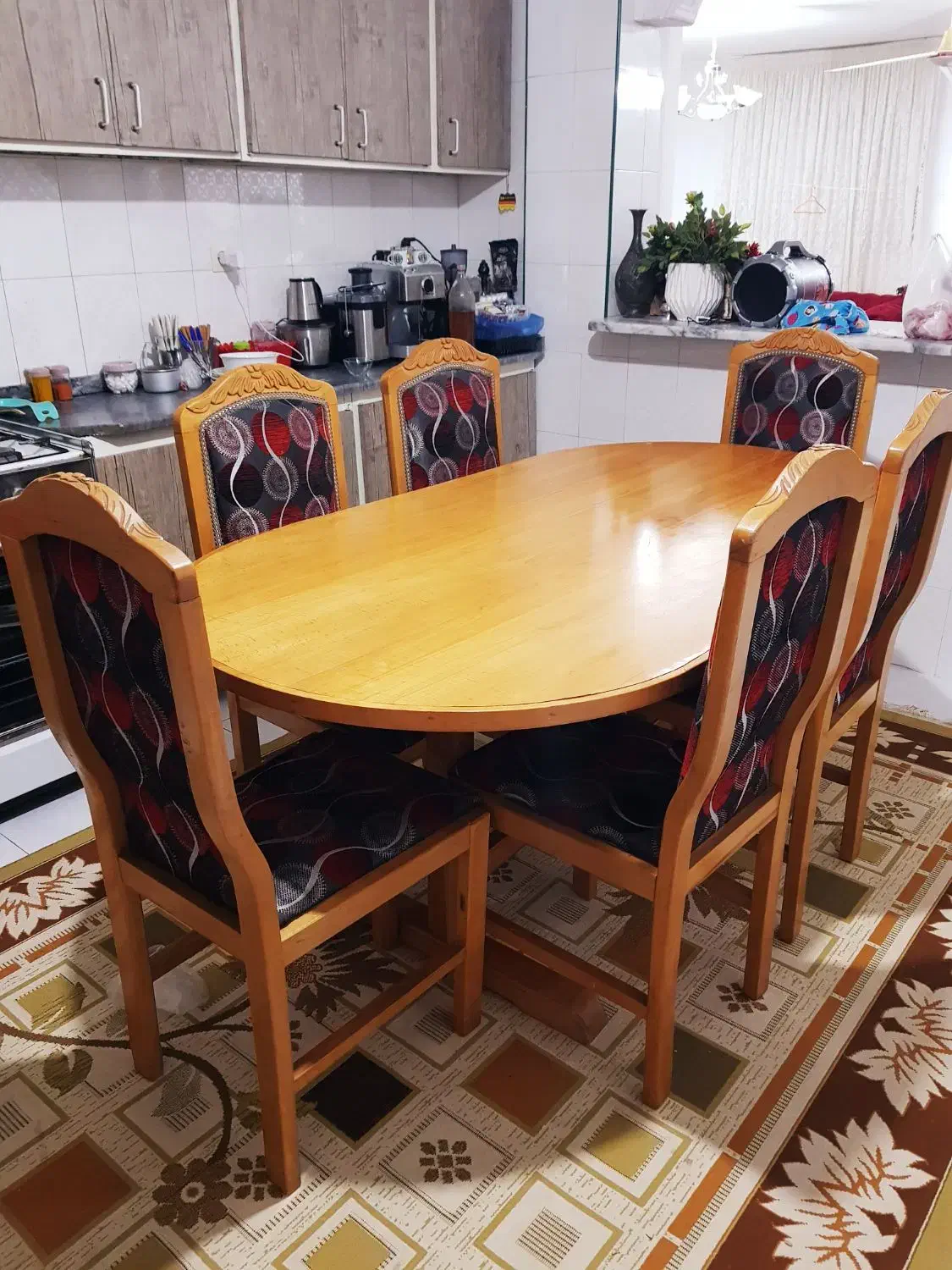 میز غذاخوری ۶نفره  نکا چوب|میز و صندلی غذاخوری|ساری, |دیوار