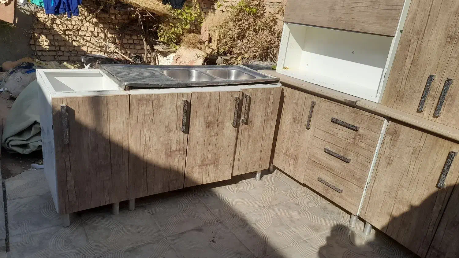 کابینت اشپزخانه وهود گاز سفه ای|آب‌چکان و نظم‌دهنده ظروف|اسفراین, |دیوار