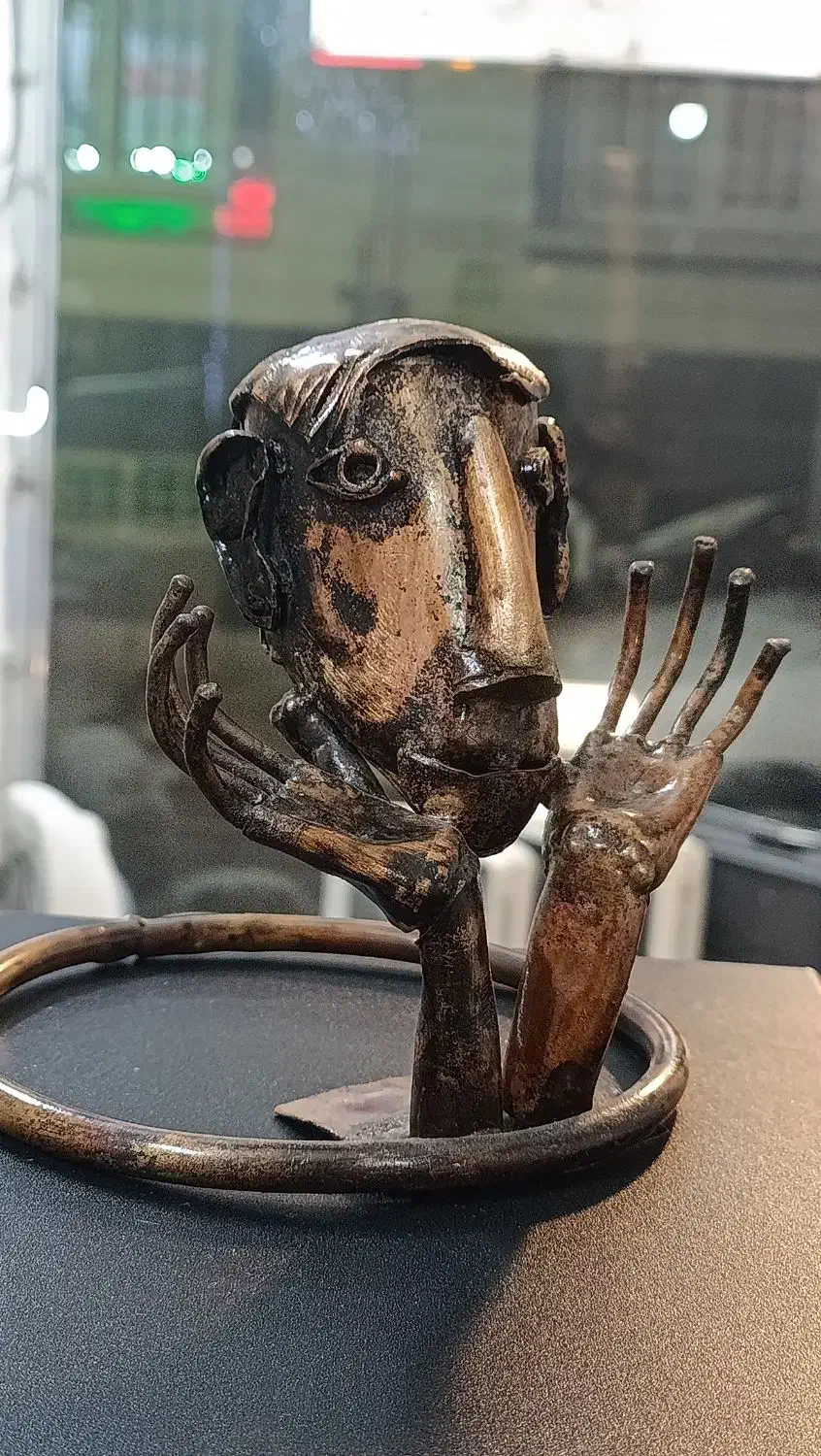 مجسمه دست ساز مسی|صنایع دستی و سایر لوازم تزئینی|تهران, کیانشهر|دیوار