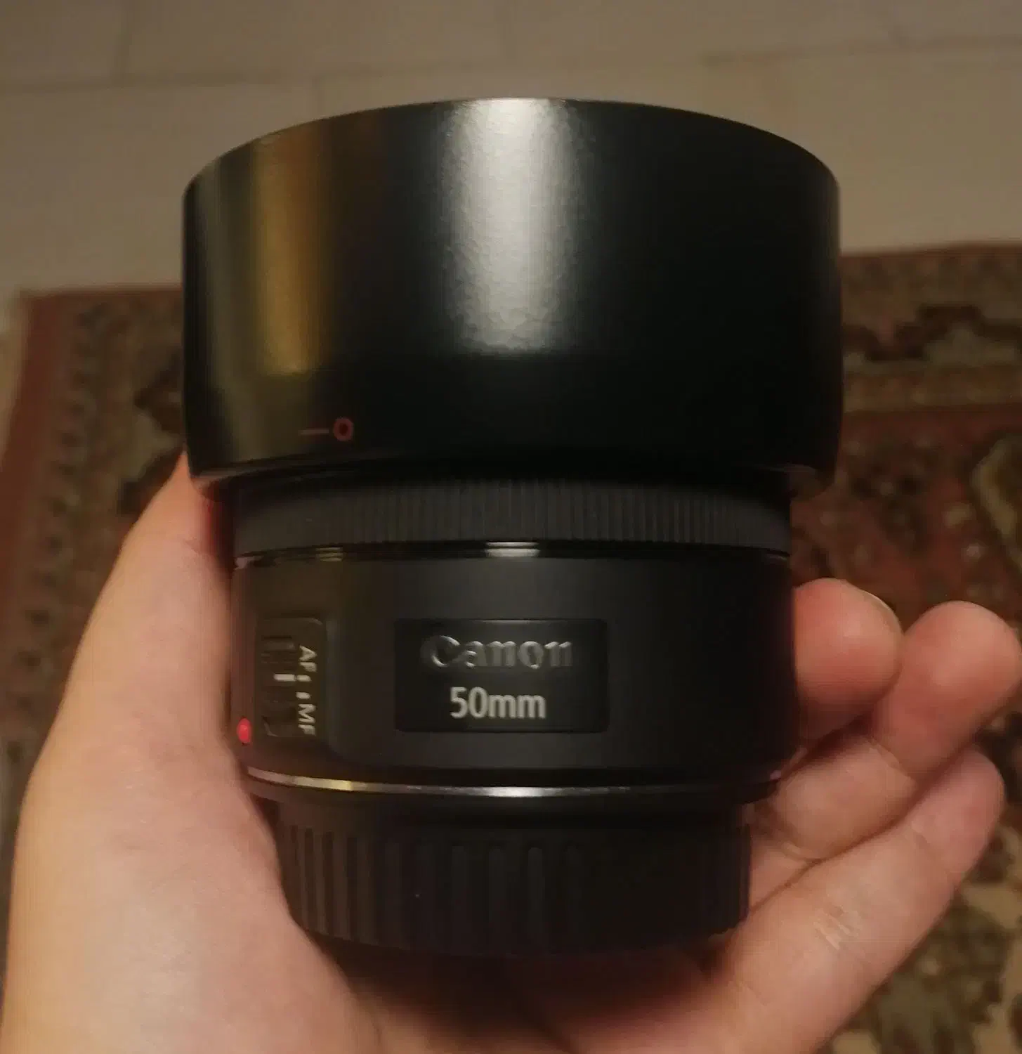 لنز کنون 50m فیکس F1.8|دوربین عکاسی و فیلم‌برداری|اهواز, کیانپارس |دیوار