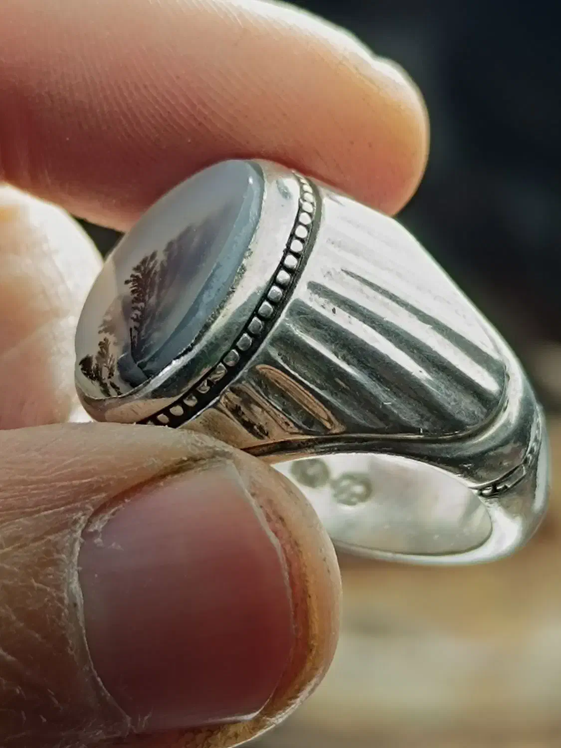 انگشتر شجر نقره|جواهرات|مراغه, |دیوار