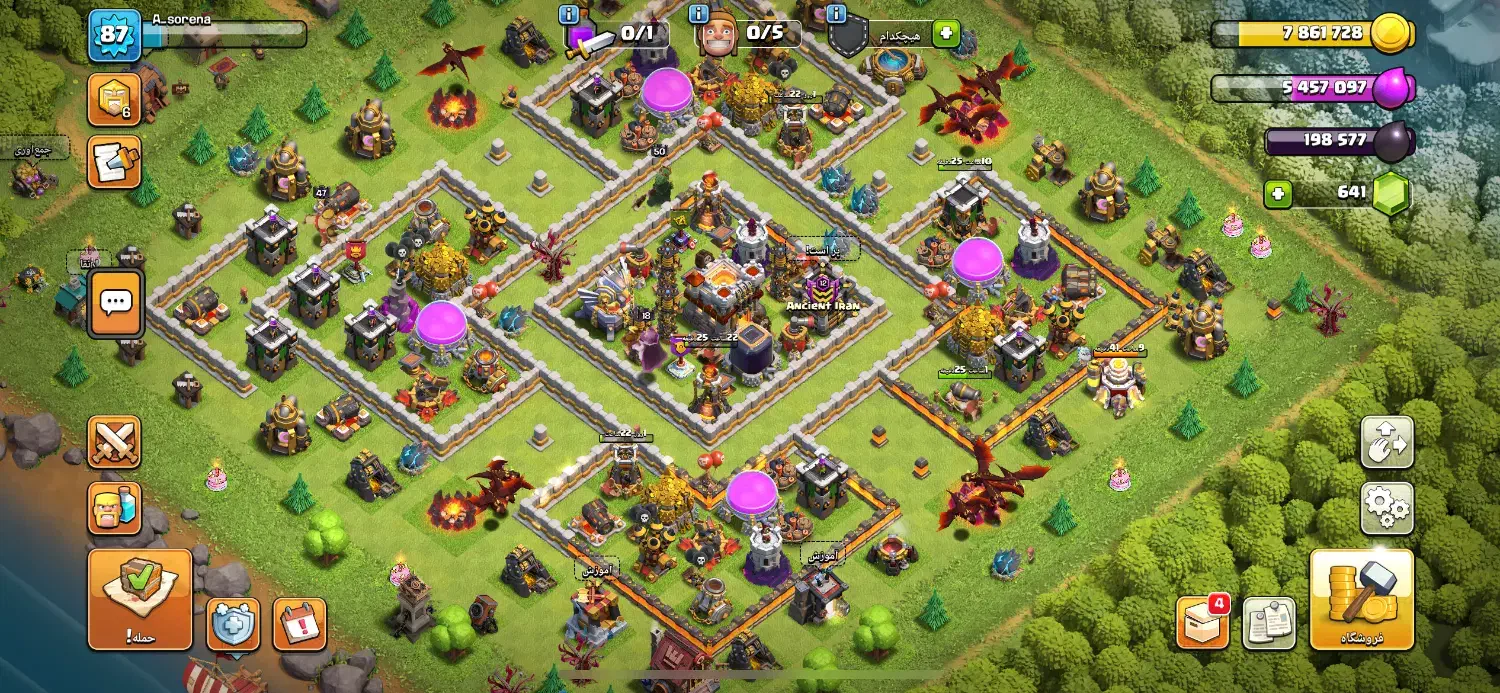 اکانت کلش اف کلنز|کنسول، بازی ویدئویی و آنلاین|الوند, |دیوار