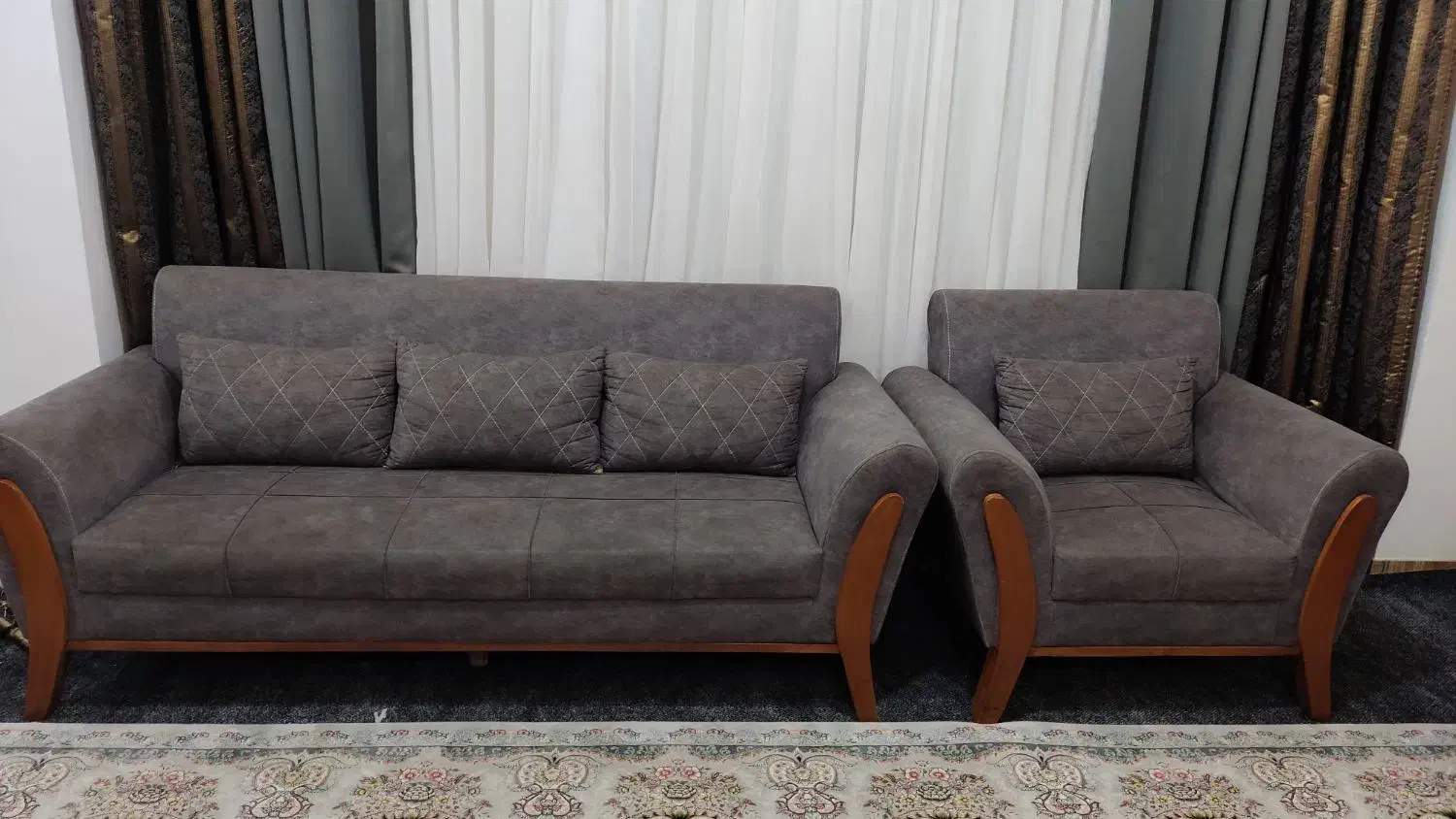 مبل 7نفره|مبلمان خانگی و میز عسلی|کردکوی, |دیوار