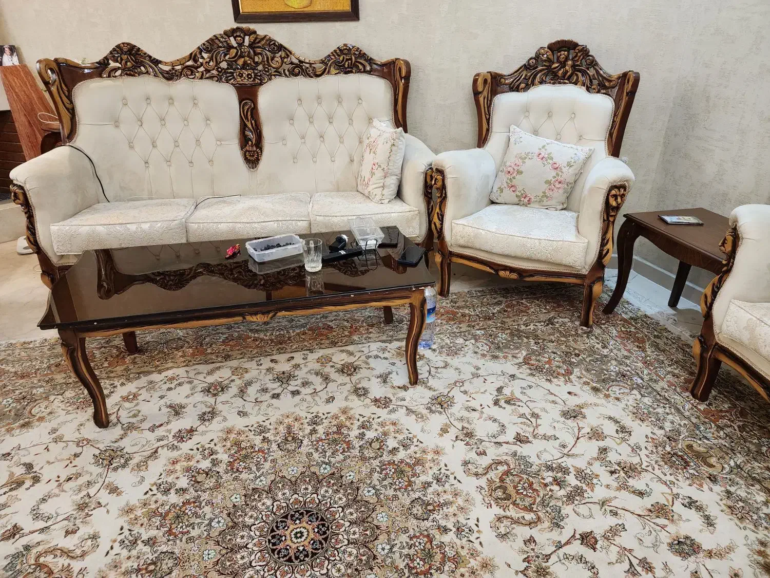 مبلمان مجلسی ۸ نفره|مبلمان خانگی و میز عسلی|تهران, قیطریه|دیوار
