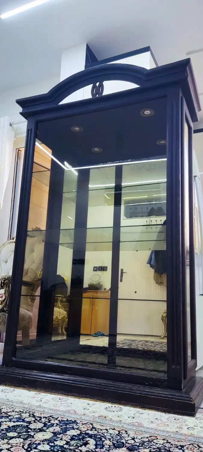 ویترین بهترین جنس چوب تخفیف خوب|بوفه، ویترین، کنسول|اندیشه, اندیشه فاز ۱|دیوار