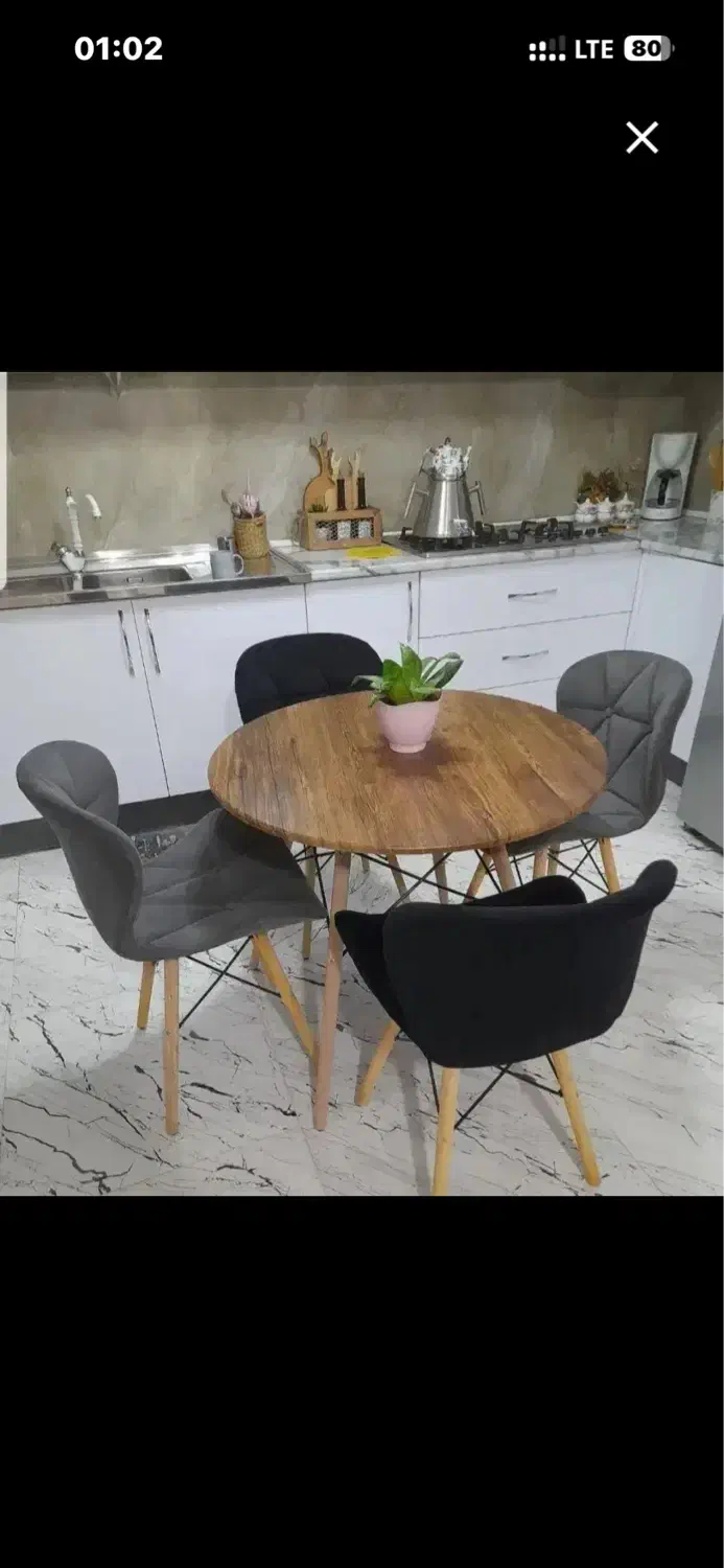 میز نهارخوری چستر آپارتمانی ناهارخوری پایه راش|میز و صندلی غذاخوری|کرمانشاه, |دیوار