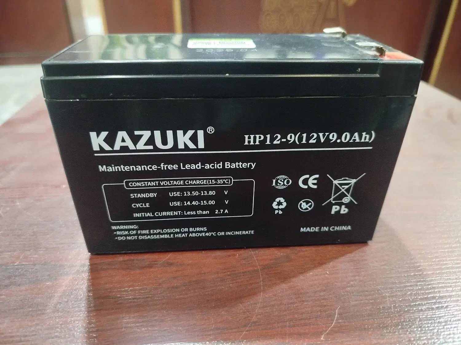 باطری فیشی کازوکی ۹آمپر ۱۲ولت|قطعات یدکی و لوازم جانبی|تنکابن, |دیوار