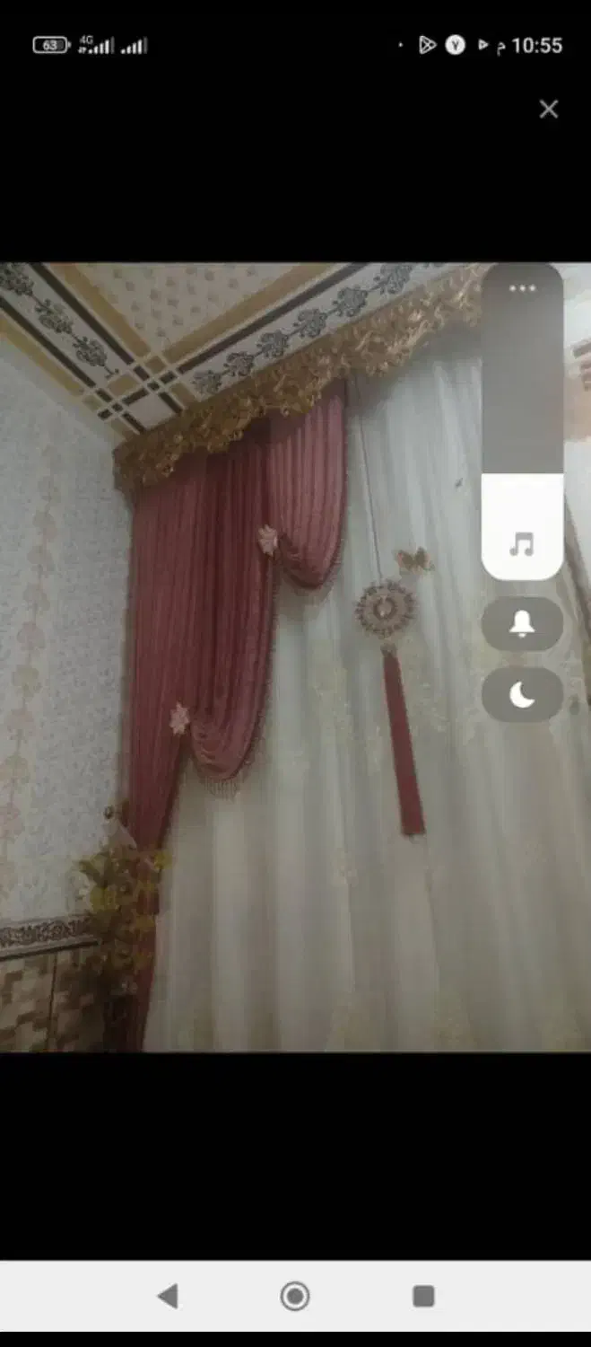 پرده نونو یک ونیم متری|پرده، رانر، رومیزی|دهلران, |دیوار