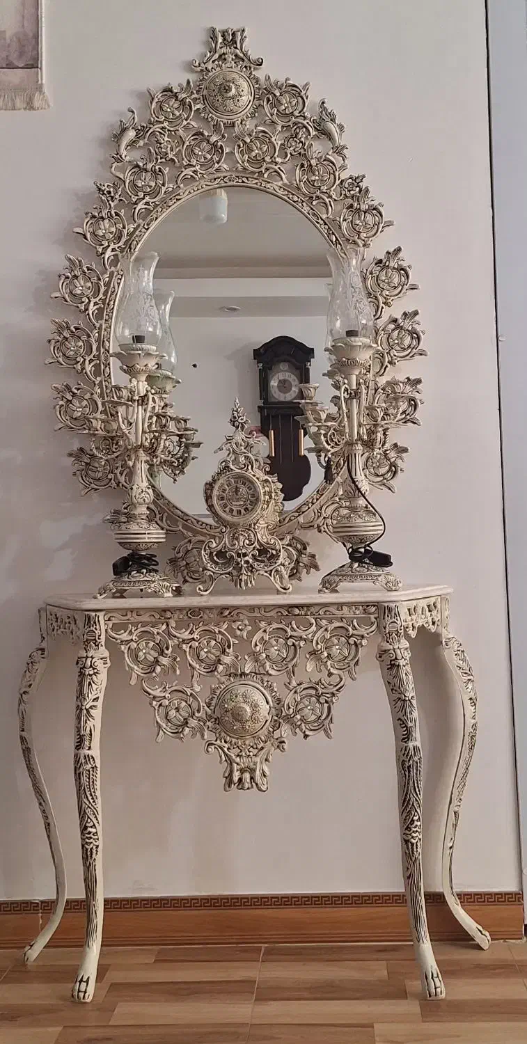 اینه شمعدان نو|آینه|اقبالیه, |دیوار