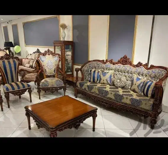 سرویس هشت نفره کلاسیک پذیرایی روهام/ناهارخوری.|مبلمان خانگی و میز عسلی|تبریز, |دیوار