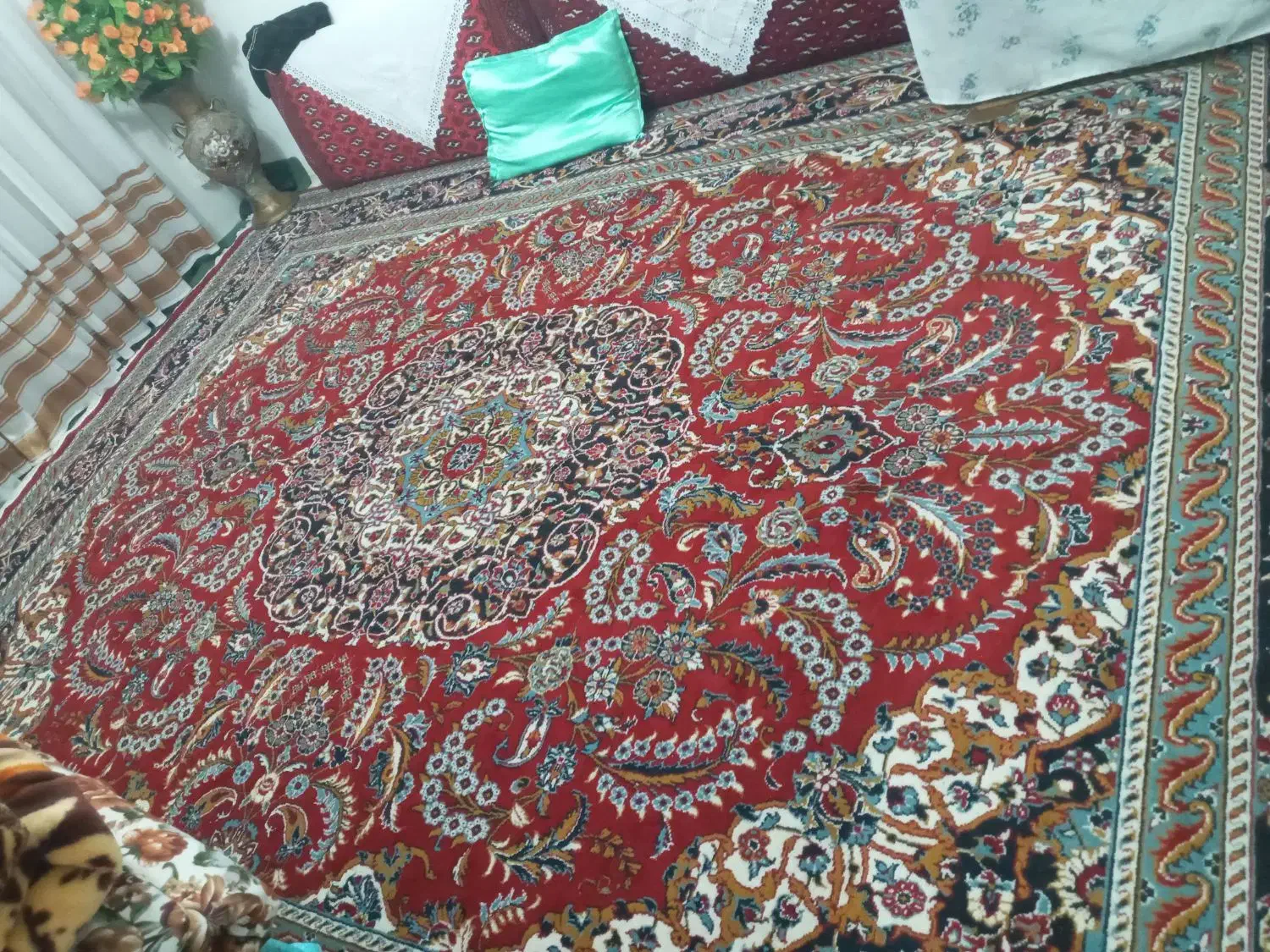 فرش|فرش|قائن, |دیوار