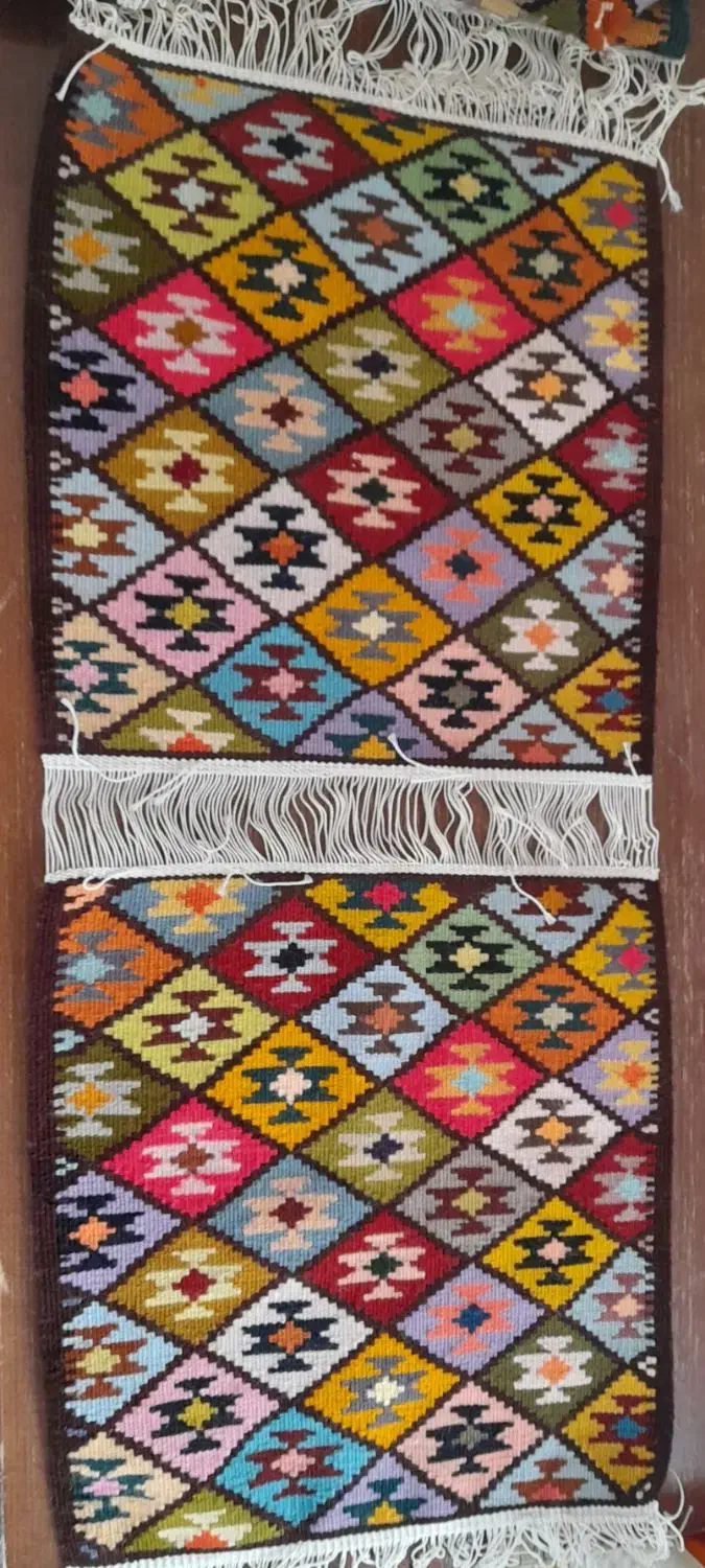 گلیمهای خوش رنگ|گلیم، جاجیم، گبه|سنندج, |دیوار