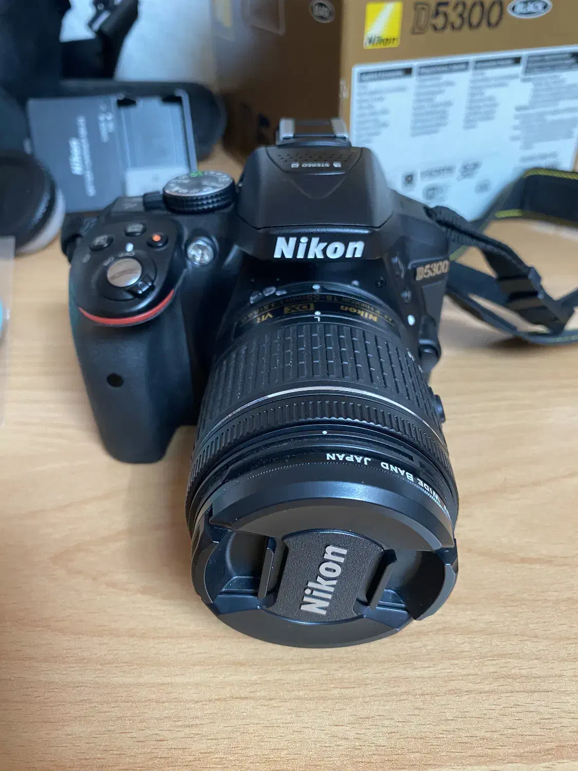 دوربین NIKON D5300  با لنز18-55mm در حد نو|دوربین عکاسی و فیلمبرداری|تبریز, |دیوار