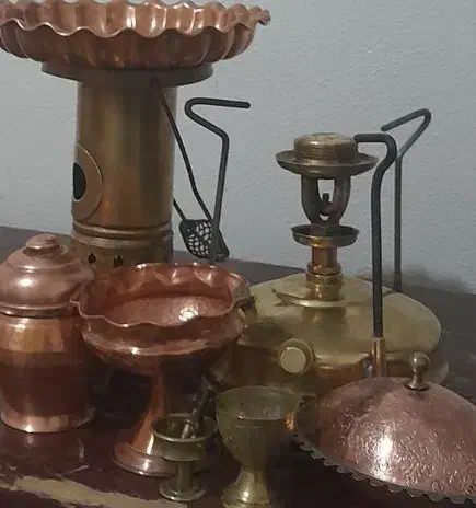 ۸ظروف برنج ومس|صنایع دستی و سایر لوازم تزئینی|شاهینشهر, نبوت|دیوار