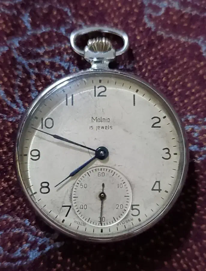 ساعت سنگی روسی قدیمی|کلکسیون اشیاء عتیقه|تهران, شهرک آسمان|دیوار