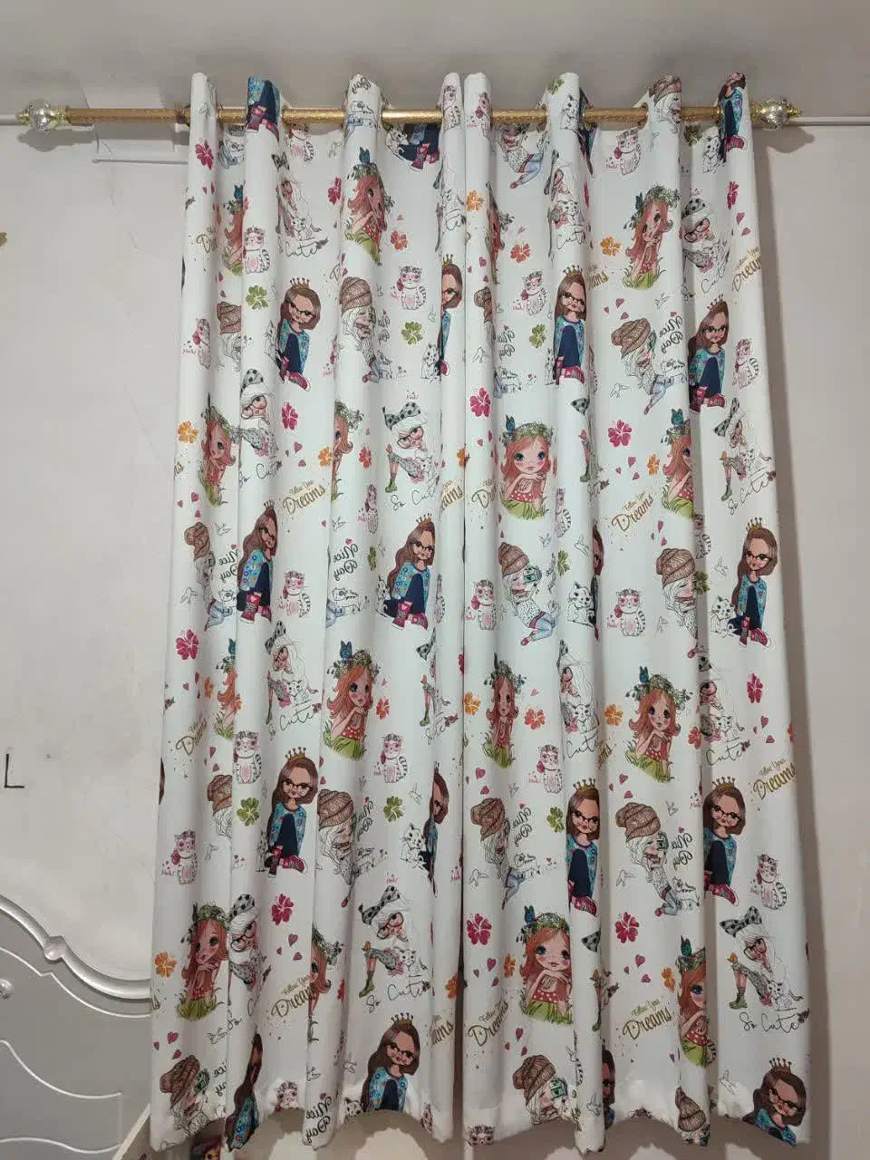 پرده اتاق خواب|پرده، رانر، رومیزی|بروجرد, |دیوار