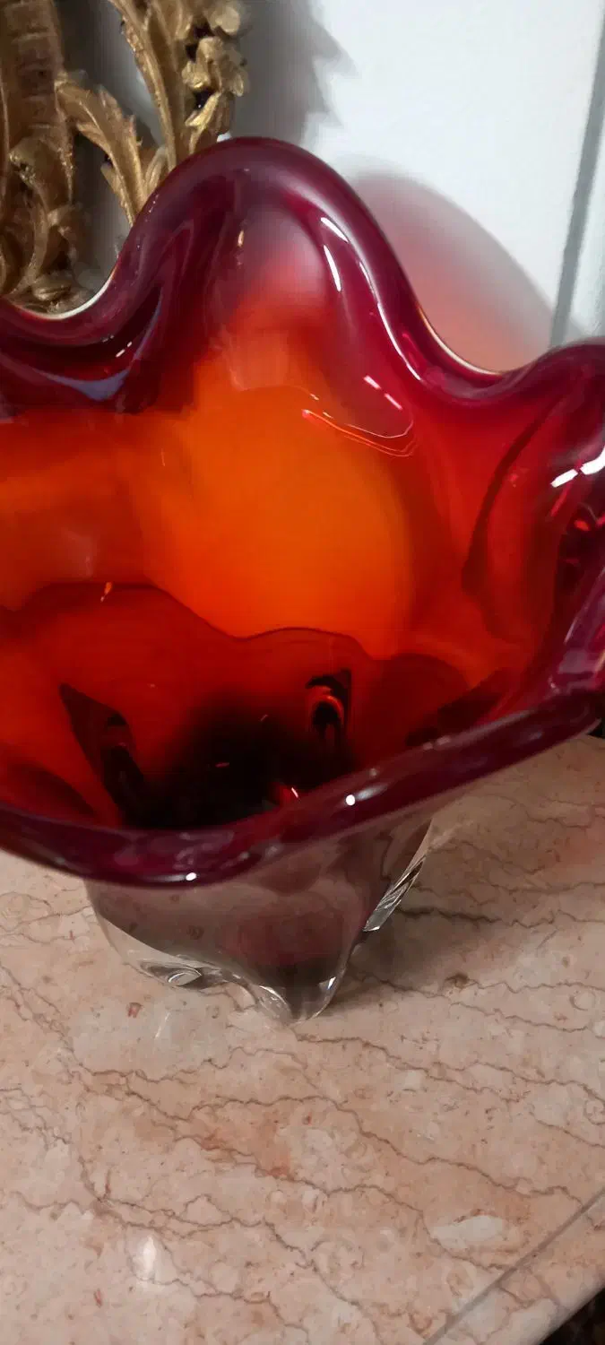 گلدان کریستال چک قدیمی|کلکسیون اشیاء عتیقه|تهران, سهروردی|دیوار