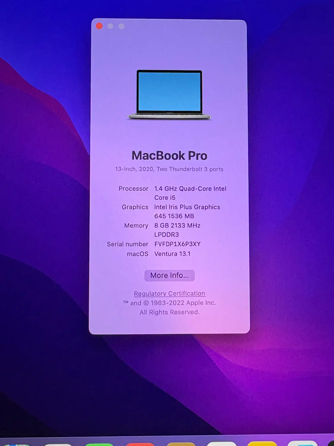MacBook Pro 2020 13inch|رایانه همراه|تهران, اکباتان|دیوار