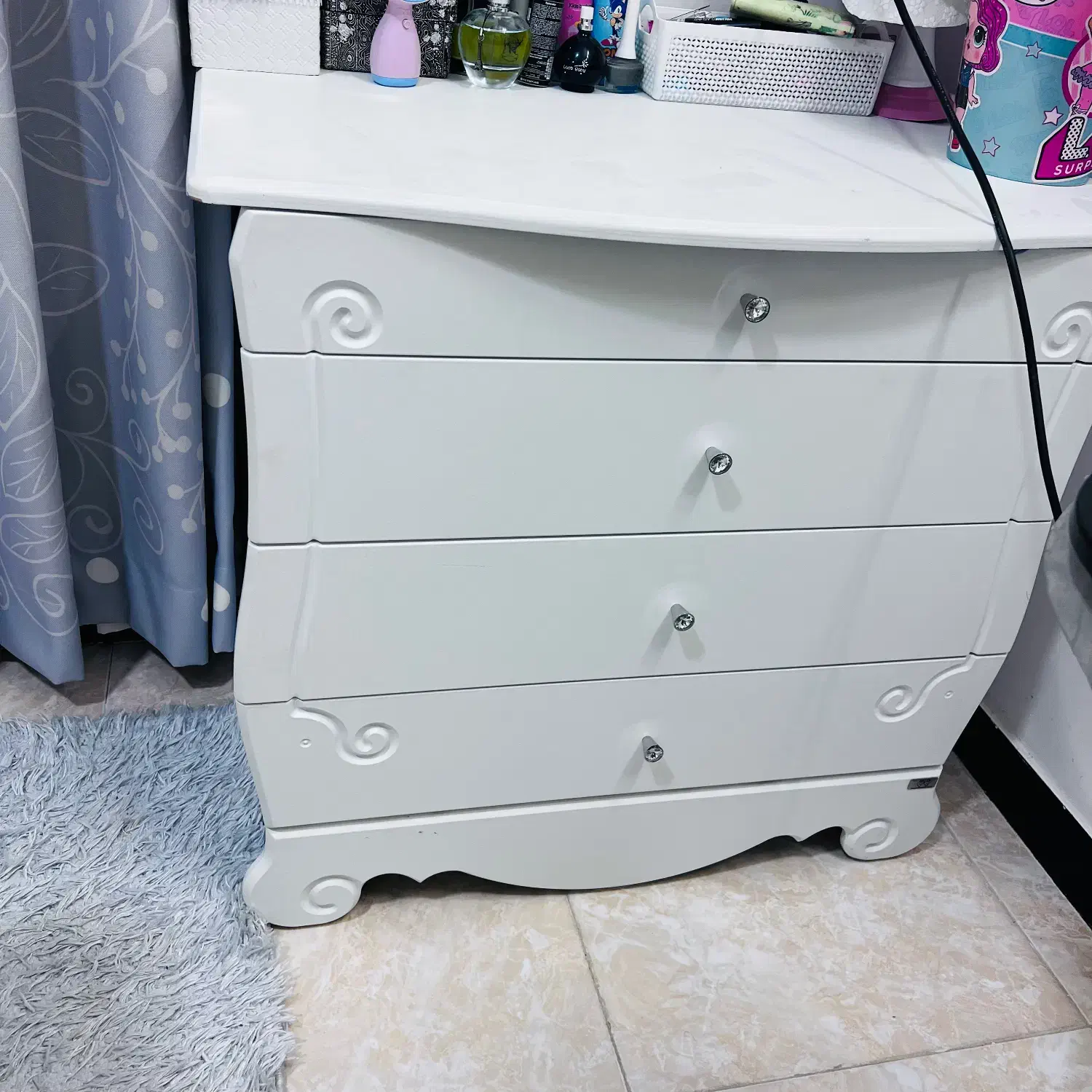 تختخواب و میز آرایش و کمد عروسک و کمد لباس|تخت و سرویس خواب|دابودشت, |دیوار