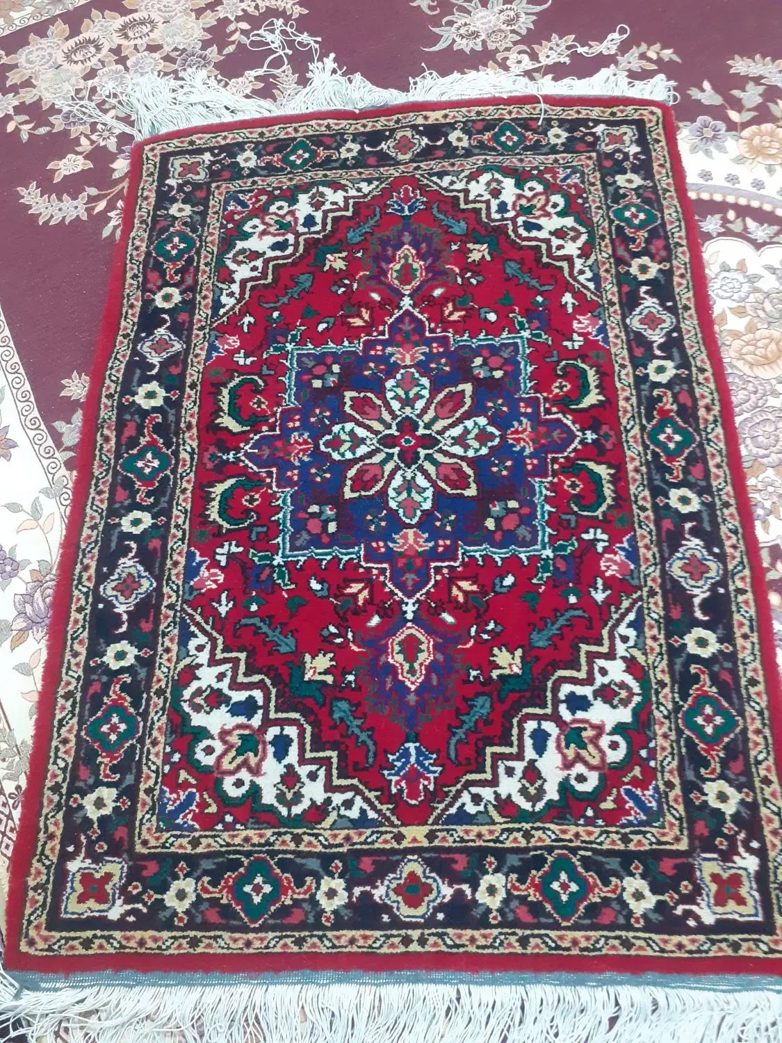 فرش دستبافت بافت نخ پشم|فرش|پاکدشت, پاکدشت (مامازند)|دیوار