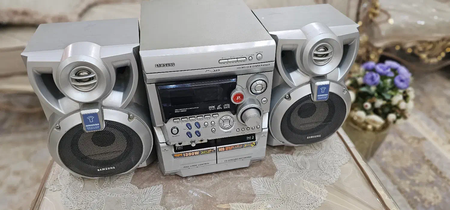 Cd ظبط قدیمی همراه با بلندگو|سیستم صوتی خانگی|زنجان, |دیوار